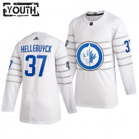 Winnipeg Jets Connor Hellebuyck 37 Wit Adidas 2020 NHL All-Star Authentic Shirt - Kinderen